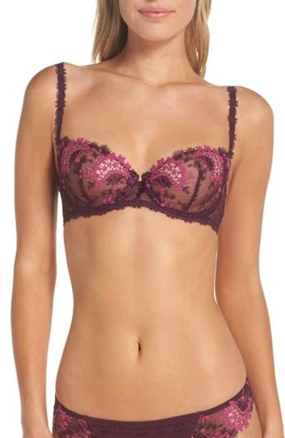Simone Perele 'wish' Underwire Demi Bra In Blossom