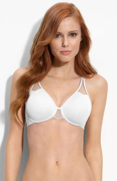 Wacoal Racerback Underwire Front Close Bra 65124 In White