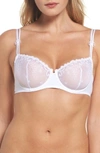 Gucci Simone Perele 'delice' Underwire Demi Bra In White