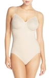 WACOAL WACOAL VISUAL EFFECTS UNDERWIRE SHAPING BODYSUIT,801210