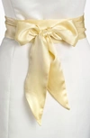 L ERICKSON SILK CHARMEUSE OBI SASH,LB5000