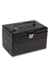 Wolf 'caroline' Jewelry Case In Black