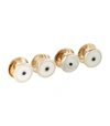 DEAKIN & FRANCIS MOTHER-OF-PEARL AND SAPPHIRE DRESS STUDS (SET OF 4),14803116