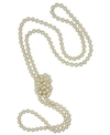 MAJORICA PEARL NECKLACE, ORGANIC MAN-MADE PEARL ENDLESS ROPE