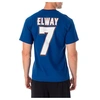 MAJESTIC MEN'S DENVER BRONCOS NFL JOHN ELWAY NAME AND NUMBER T-SHIRT, BLUE,5553218