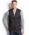 Barbour Quilted Reversible Waistcoat In Black