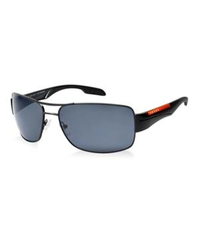 Prada Polarized Sunglasses, Ps 53ns In Polar Grey