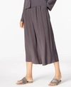 EILEEN FISHER TENCEL BLEND PULL-ON GAUCHO PANTS, REGULAR & PETITE