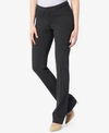 Nydj Stretch Knit Trousers In Charcoal