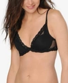 Natori Feathers Nursing Plunge Contour Underwire Bra 730023m In Black