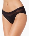 Natori Bliss Perfection Lace-waist Thong Underwear 750092 In Black