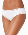 NATORI BLISS LACE-TRIM COTTON BRIEF UNDERWEAR 156058