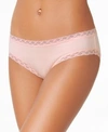 Gucci Bliss Lace-trim Cotton Brief Underwear 156058 In Blushing Pink