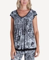 ELLEN TRACY YOURS TO LOVE SHORT SLEEVE TOP