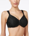 Wacoal Women's Awareness Full Figure Seamless Underwire Bra 85567, Up To I Cup In Black