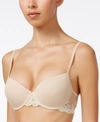 Wacoal Petite Embrace Lace Push Up Bra 75891 In Naturally Nude- Nude 01