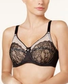 Wacoal Retro Chic Full Figure Unlined Underwire Bra In Black