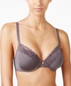 Natori Hidden Glamour Contour Underwire Bra In Gunmetal