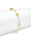 MAJORICA 7MM White Pearl Tea Cup Bracelet,0400092137180