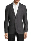 HUGO BOSS REGULAR-FIT HERRINGBONE JACKET,0400093504695