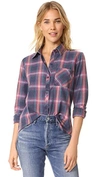 Rails Hunter Plaid Shirt In Navy/pink/jade