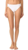 Natori Bliss French Cut Lace Trimmed Briefs In White