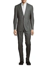 HUGO BOSS Textured Wool-Blend Suit,0400092022923
