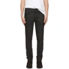 SAINT LAURENT SAINT LAURENT BLACK STAR LOW-WAISTED SKINNY JEANS