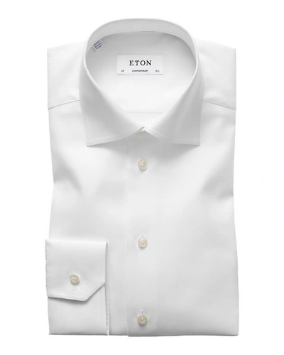 ETON CONTEMPORARY-FIT CAVALRY TWILL DRESS SHIRT,PROD201700118