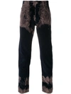 GUCCI Tie-dye corduroy punk trousers,452423XD58212079024