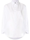 Citizen Of Humanity White Oversized Kayla Shirt In White