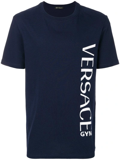 Versace Gym T-shirt In Blue
