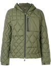 CHRISTOPHER RAEBURN SAVE THE DUCK QUILTED HOODED JACKET - GREEN,R3705MWARM512408250