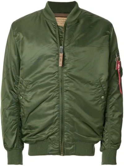 Alpha Industries "ma-1"宽松两面穿投手夹克 In Sage Green