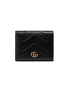 GUCCI GG MARMONT CARD CASE,466492DRW1T12331400