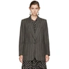 Isabel Marant Grey Pinstripe Kern Blazer