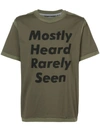 MOSTLY HEARD RARELY SEEN DECONSTRUCTED LOGO PRINT T-SHIRT,MH08AGT03A12324206