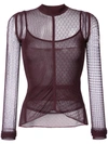 Jason Wu Mixed Lace Knit Sweater