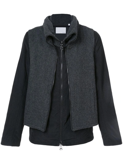 Private Stock Double Layer Jacket In Black