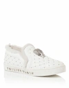 PHILIPP PLEIN SLIP ON "WHITE",A17SWSC0369PLE075N0191