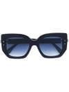 FENDI FENDI EYEWEAR PEEKABOO SUNGLASSES - BLACK,FF0267S12429665