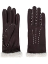 AGNELLE stitch detail gloves,MARIELOUISE12383667