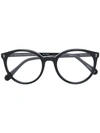 STELLA MCCARTNEY STELLA MCCARTNEY EYEWEAR KEYHOLE ROUND FRAME GLASSES - BLACK,SC0003O11942554