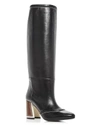 MARNI WOMEN'S LEATHER HIGH HEEL BOOTS,80048391STMSZ06