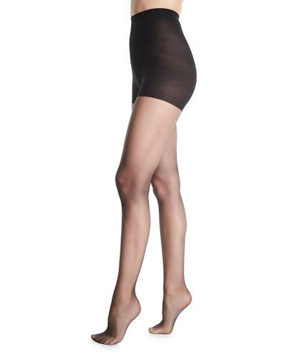 Donna Karan Ultra Sheer Control Top Tights In Black