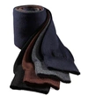 Neiman Marcus Luxe Ankle Socks In Black