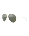 Ray Ban Men's Rb3025 62mm Original Polarized Aviator Sunglasses