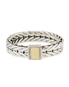 JOHN HARDY MEN'S MODERN CHAIN LARGE RECTANGLE BRACELET,PROD201970033