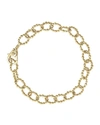 Lagos 18k Yellow Gold Caviar Gold Collection Fluted Link Bracelet