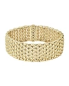 Lagos Caviar Gold Collection 18k Gold Wide Beaded Bracelet